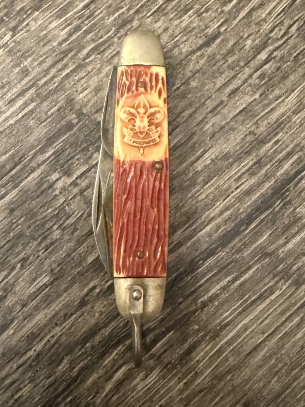 Vintage 60s Imperial Prov. U.S.A. Boy Scout of America Pocket Knife Be Prepared